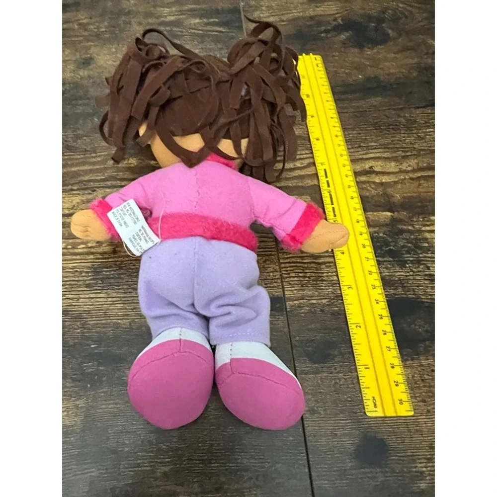 Fisher-Price Dora the Explorer Plush Doll 2007 Mattel Nickelodeon Pink Flower